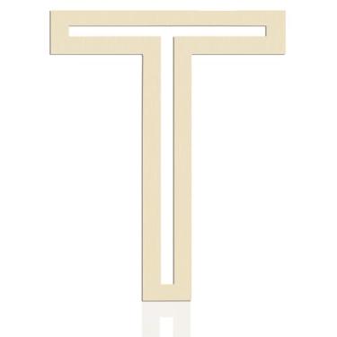 Imagem de She Love Letras De Madeira 12", 1/5" Espessura, Grandes Recortes T Madeira, Alfabeto Inacabado Para Decoração Parede, Artesanato, Pintura Faça Você Mesmo, Festa Aniversário, Berçário, Feriado, Casa