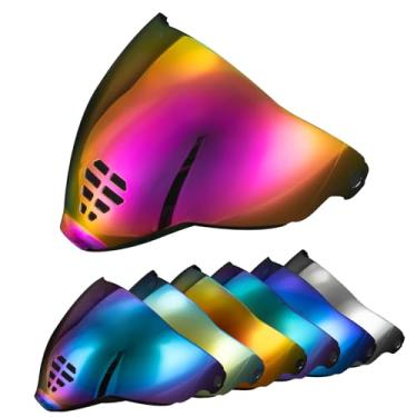 Imagem de PSLER Viseira Ic-06 - Icon Airflite Face Shield Para Capacete De Motocicleta, Acessórios Reposição Ic-06, Rosa Profundo Vermelho