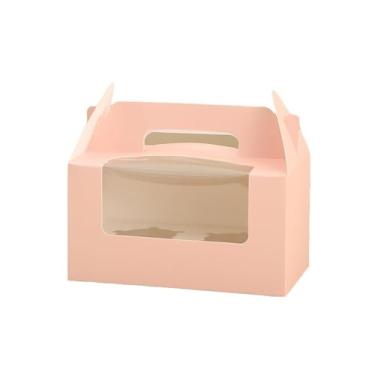 Imagem de Generic Caixa De Embalagem Para Cupcakes Papel Kraft, 30 Unidades, 16,5 X 9,5 9 Cm/6,49 3,74 3,54 Pol., Presente Natal Com Janela Transparente, 2 Cavidades Muffins, Festa Casamento, Lembrancinhas An