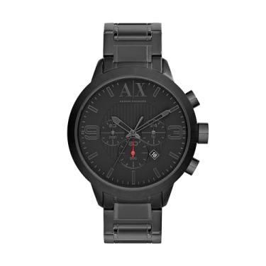 Imagem de A|X ARMANI EXCHANGE Relógio masculino AX1277 preto, Preto, Relógio de quartzo, cronógrafo
