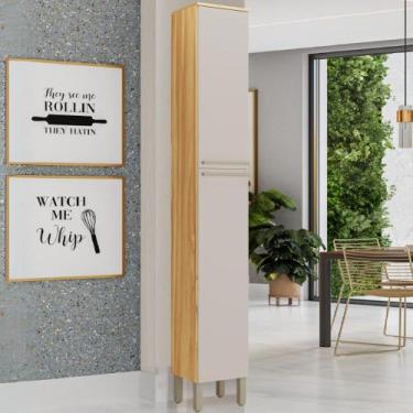 Imagem de Armário De Cozinha Compacta Paneleiro Simples 2 Portas Nápoli Prime 10