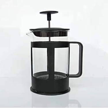 Imagem de Cafeteira Prensa Francesa 600ml em Vidro Borossilicato – Para Café, Chá ou Leite – Cremeira Manual com Filtro Inox – Compacta e Resistente - NEXUS MARKET
