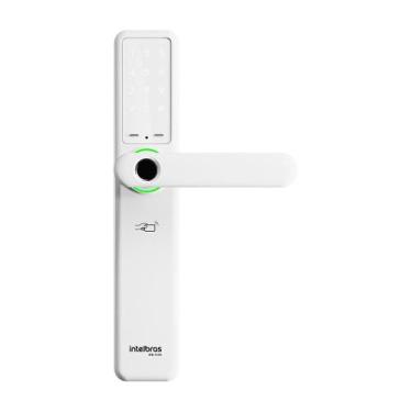 Imagem de Fechadura Intelbras Smart de Embutir IFR 7000 Branca Com Maçaneta  Des