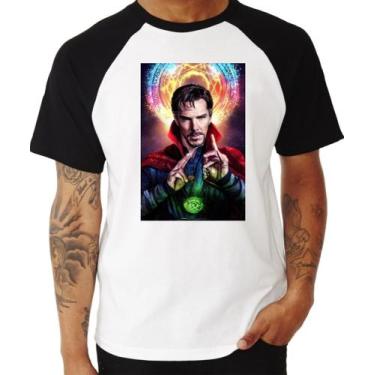 Imagem de Camiseta Raglan Dr estranho (Dr strange) Manga curta - Cantinho da Fes
