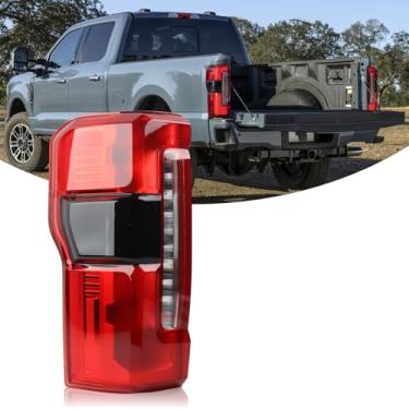 Imagem de YEQSHNG Luz traseira com ponto cego (Módulo NÃO incluído) Montagem compatível com Ford F250 F350 Super Duty LED e halogênio tipo halogênio substituição do lado esquerdo do motorista FO2800294