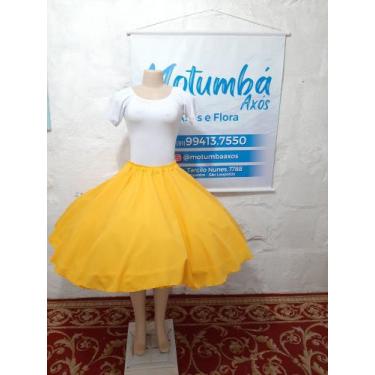Imagem de Saia Simples Serão Tam Unico - Motumbá, Amarelo