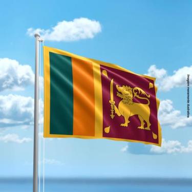 Imagem de Bandeira de Sri Lanka 80cmx140cm Tecido Oxford 100% Poliéster - Presen