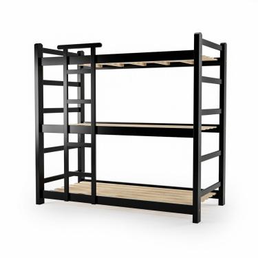 Imagem de Treliche De Madeira Maciça 5 X 9 Cor Preto - M.b Móveis