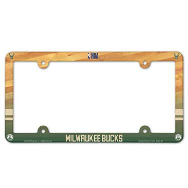 Imagem de Wincraft Moldura de placa de licença de plástico Milwaukee Bucks