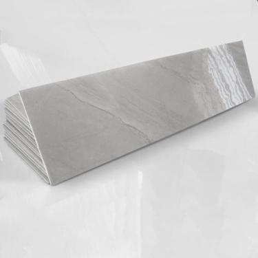 Imagem de Tijolinho Marmore Acinzentado Adesivo Flexivel p Parede 30x7,5cm - 48 