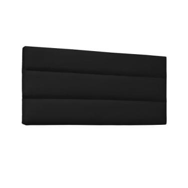 Imagem de Painel de Cama 160cm Greta Corano - Lucadi Home, Corano Preto