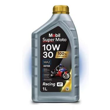 Imagem de Óleo Mobil Super Moto 4t 10w30 Sintético Ma2 Racing 1 Litro