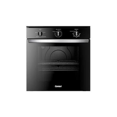 Imagem de Forno Elétrico de Embutir Consul 84L COB84BE Porta Removível Timer Autodesligamento Luz Interna Preto
