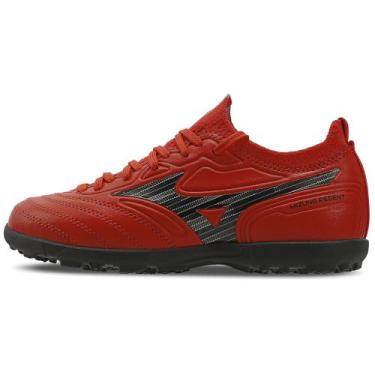 Imagem de Chuteira Society Mizuno Regent AS Junior, Vermelho, 32
