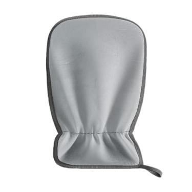 Imagem de WeiLaiKeQi Luva removedora de pelos de animais de estimação, luva de limpeza eficiente e durável, removedor de pelos de gato, limpeza fácil para roupas, carpete, Cinza