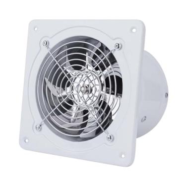 Imagem de Sanheshun Exaustor De 8", Ventilador Parede, Ventilação 110 V, Quadrado Parede Para Cozinha, Banheiro, Lavanderia