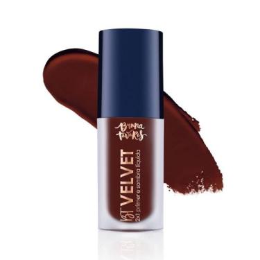 Imagem de Primer e Sombra Líquida Bruna Tavares Bt Velvet Brown 2x1 6ml