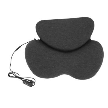 Imagem de Travesseiro de pescoço USB Powened Aquecida Memória Espumante Ergonomia Suporte para Dono Viando Cinza Escuro