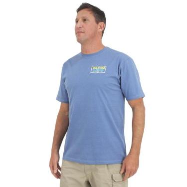 Imagem de Camiseta Volcom Fuzer Azul-Masculino
