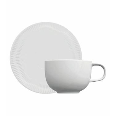 Imagem de Xicara Avulsa Para Café 100ml Com Pires Shell Porcelana Germer