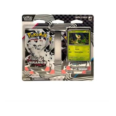 Imagem de Blister Quádruplo Pokémon Fogo Branco E Raio Preto Snivy PT - POKEMON