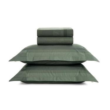 Imagem de Jogo de Lençol Queen Karsten Percal 200 fios 100% Algodão Estampado com Virol 4 peças (Icaro)