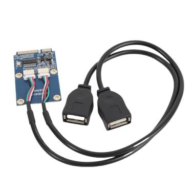 Imagem de Tangxi Mini PCI E para USB Riser Card, MPCIE para Dobrar o Cartão de Expansão USB 2.0, Transmissão de Dados de Alta Velocidade, Fácil de Instalar E Conveniente para Usar