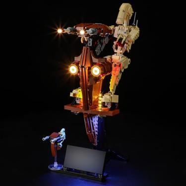 Imagem de YEABRICKS Luz LED para Lego-75428 Star Wars Battle Droid com modelo de blocos de montar STAP (conjunto Lego não incluído)