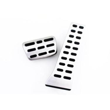 Imagem de Capa de pedal de carro compatível com Sonata 9 Rena Body Kit Antiderrapante de Aço Inoxidável Pedal de Freio Acelerador Acessórios de Carro (para transmissão automática Sonata 9)