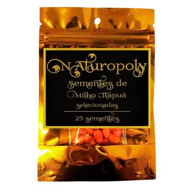 Imagem de 25 Sementes Milho Itapuã Para Cultivo Em Casa Naturopoly Jardim Horta Hortaliça Quintal Plantio