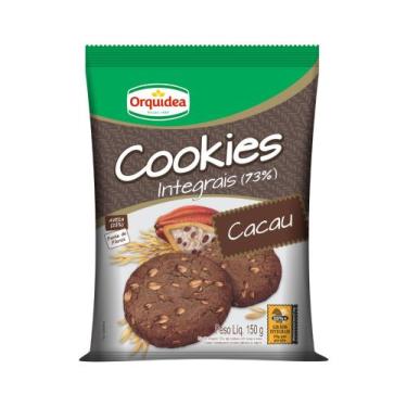 Imagem de Biscoito Cookies Integrais Cacau e Aveia Orquídea 150g