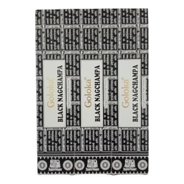 Imagem de Incenso Massala Goloka Black Nag Champa - Sucesso Cx.3un.15g
