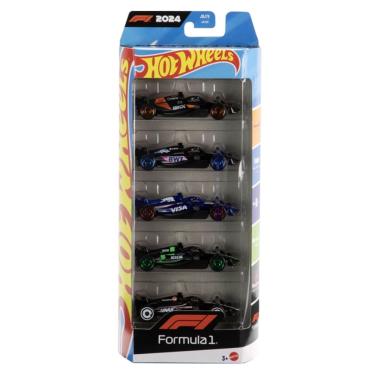 Imagem de Pack 5 Hot Wheels Formula 1 JGF58 - Mattel