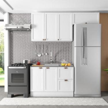 Imagem de Cozinha Compacta 3 Peças Unna Poliman, Branco