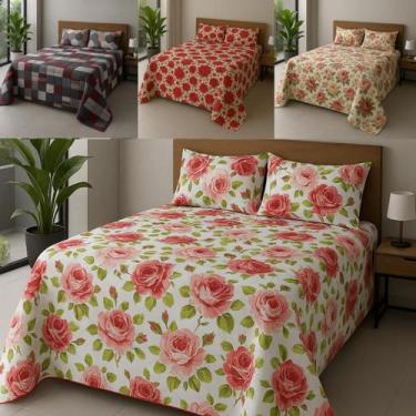 Imagem de Cobre Leito Casal Queen Avulso LEAL Matelado  Estampas Sortidas - Tain