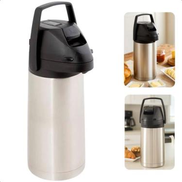 Imagem de Garrafa Térmica AirPot de Café em Inox 1,9 Litros com Alavanca de Pres