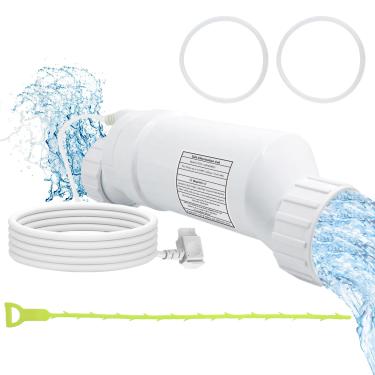Imagem de MDSAFM Gerador De Cloro Salino Compatível Com Hayward W3T-Cell-3, Célula Cloração Salina Para Natação Subterrânea, Até 15.000 Galões