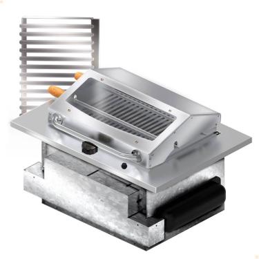 Imagem de Churrasqueira Cooktop Elétrica De Embutir Saro 70x48x30cm 220V CHE22