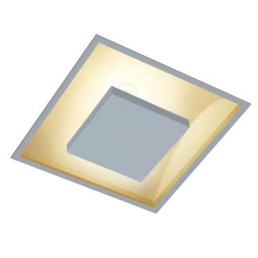 Imagem de Luminária Plafon Embutir Rebatedor Eclipse 45x45 P/ 4 E27 - Bela Home 