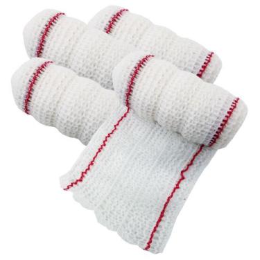 Imagem de Atadura de Crepom 13 Fios Tamanho 8 cm x 1,80 metros - 60 Unidades - I