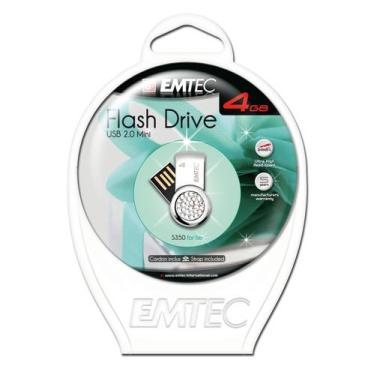 Imagem de Pen Drive Flash Masculino Emtec 4GB, Feminino