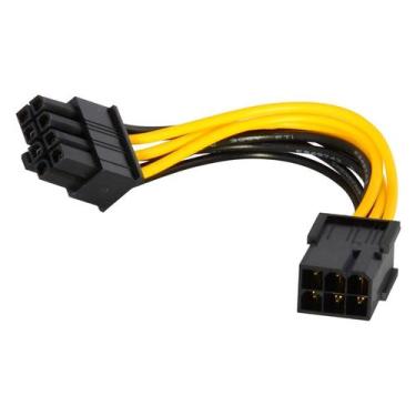 Imagem de Cabo Adaptador 6 Pinos Pci-E Para 8 Pinos Placa De Vídeo - Ctech