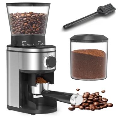 Imagem de AYCHIRO Moedor De Café, Elétrico Cônico Com 30 Níveis Moagem Para 2 A 12 Xícaras, Moinho Ajustável Uso Doméstico