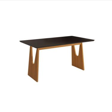 Imagem de Mesa Mila para Sala de Jantar Premium Preto Fosco