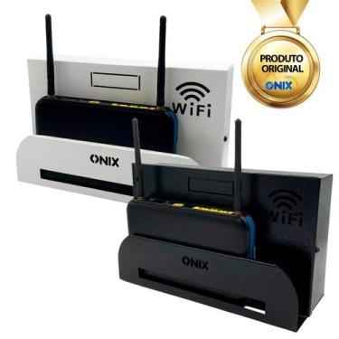 Imagem de Suporte Organizador Para Roteador Moden - Onix, Branco