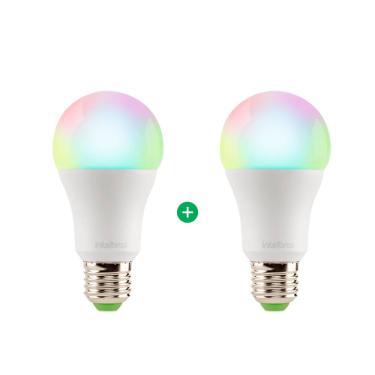 Imagem de Kit Lâmpada Smart Wi-Fi EWS 410 Intelbras - 2 unidades