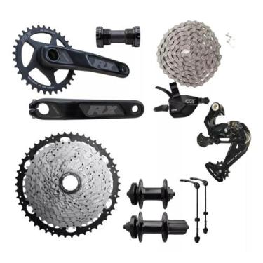 Imagem de Kit Grupo Absolute Gta 12v Bike K7 11x50 Mtb 1x12v Com Cubos