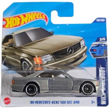 Imagem de Hot Wheels - ´89 Mercedes-Benz 560 SEC AMG - Wild Widebody 2/5 - JBB11 - Cartão curto - Tema - Xisto pérola metálico - Mattel 2025-1:64
