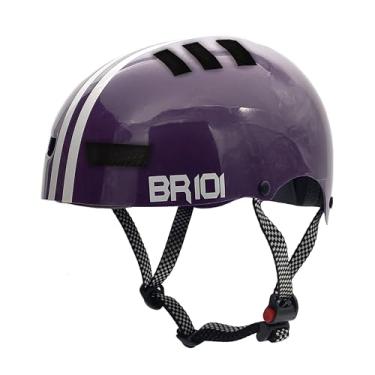 Imagem de Capacete Bike Patins Patinete bicicleta skate Urbano Profissional BR 101 (Roxo, M - VESTE 57/58)