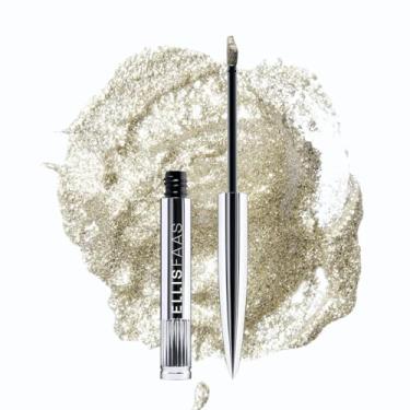 Imagem de Ellis Faas Iluminador líquido de alta pigmentação, fácil de misturar, brilho natural de longa duração, brilhante, corpo brilhante, bastão para viagem, rosto, maquiagem, visual não pegajoso para olhos